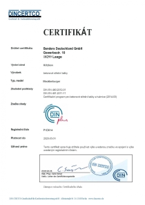 DIN CERTIFIKÁT - DIN -EN 4902012-01 -DIN EN 4912011-11-   MECKLENBURGER